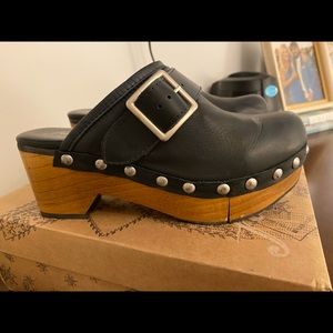 Free People Culver City Clog- Black Size 38